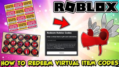 roblox redeem items.